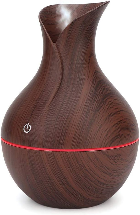 Humidifiers High Capacity Cool Mist Humidifier,for Bedroom,Babyroom, Living Room, Humidifiers (Dark Wooden Grain)...
