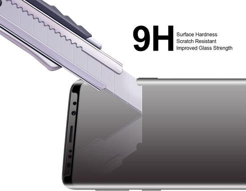 Supershieldz (2 Pack) Designed for Samsung (Galaxy S9 Plus) Tempered Glass Screen Protector with (Easy Installation Tray) Anti Scratch, Bubble Fre...