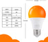 LED amber light Bulbs, A19 9W(60W Equivalent) 1800K E26 A19 Amber Soft Light Bulbs Warm Light Bulbs for Bedroom, Healthy Sleep, Baby Nursery Light...
