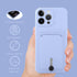 MZELQ TPU Wallet iPhone 12 Pro Max Case, Card Holder Camera Protection Cover + Screen Protector, Push-able Card Slot Case Compatible with iPhone 1...