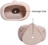 AIMEBBY Face Flower Pot Head Planter Pot Succulent Planter Cute Resin Cactus Planter with Drainage Hole Closed Eyes...