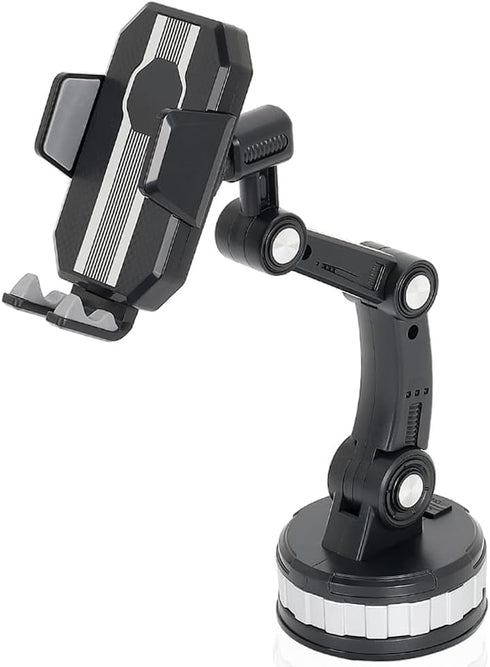 Car Phone Holder Mount, Suction Cup Cell Phone Holder Stand, Universal Dashboard/Windshield/Window Phone Holder One-Button Pop-up Strong Suction C...