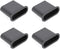 4 Pack Speaker Port Tubes Flat-Shaped 110x30mm Sound Box Air Vent Reflex Ports Tube for Home Subwoofer Bass Woofer Guitar Loudspeaker Cabinet Voic...