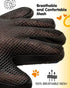 PAIR of Low-Cost Pet Grooming Gloves - Superior Care for Your Furry Friends. Ideal for Grooming, Deshedding, Bathing & Massaging Your Dogs & Cats ...