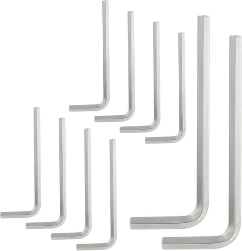 Luomorgo 10 Pcs 4mm/5/32 Inch Allen Wrench, L Shaped Hex Key Wrench, Heavy Duty Steel Hexagon Wrench Tool for Repairing, Installation...