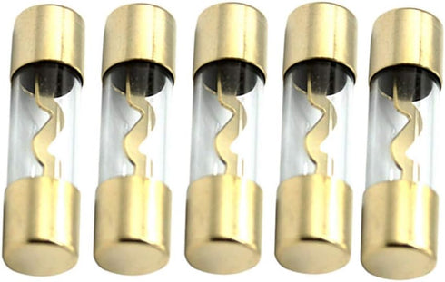Etopar 5 X 80A AGU Fuse Car Auto Audio Power Safety Protect Glass Tube Gold Plated Radio...