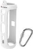 LTGEM Silicone Carrying Travel Case for JBL FLIP 5 Waterproof Portable Speaker with Extra Carabiner - White...