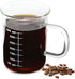 Novelty Laboratory Beaker Mug 14 Ounces (425 ml) - Made from Heat Resistant Borosilicate Glass - Accurate Measurement Markings on Side - Microwave...