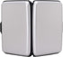 ELFISH Mini RFID Aluminum Wallet Credit Cards Holder Business Card Case Metal ID Case for Men Women (Silver)...