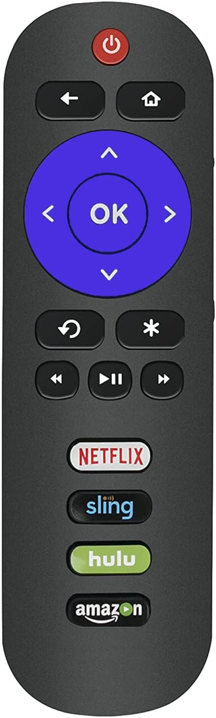 Remote Control Compatible with All TCL Roku TV with Netflix-Sling-Hulu-Amazon Buttons...