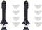 2 Pack 3-IN-1 Caulk Tool for Removal and Application, for Bathroom, Kitchen, Flooring, Windows, Sinks and Frames Seal...