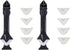 2 Pack 3-IN-1 Caulk Tool for Removal and Application, for Bathroom, Kitchen, Flooring, Windows, Sinks and Frames Seal...