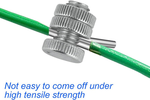Split Bolt Joint Clamp Wire Connectors for Multiple Electric Fence 20 Pieces Line Tap Clamp...