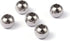 Fashewelry 100Pcs Stainless Steel Rondelle Round Spacer Beads 8mm Polished Smooth Metal Loose Ball Beads for Jewelry Making Hole: 3.5mm...