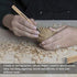 Wood Carving Knife Tool Set, 4pcs Beginners Manual Sharpener Rubber Stamp Knife Carving Tools Set for Chisel DIY Woodworking Carving (#2)...