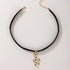 Punk Velvet Snake Choker Necklace Gold Snake Pendant Clavicle Necklace Gothic Velvet Collar Necklace Short Black Ribbon Necklace Jewelry for Women...