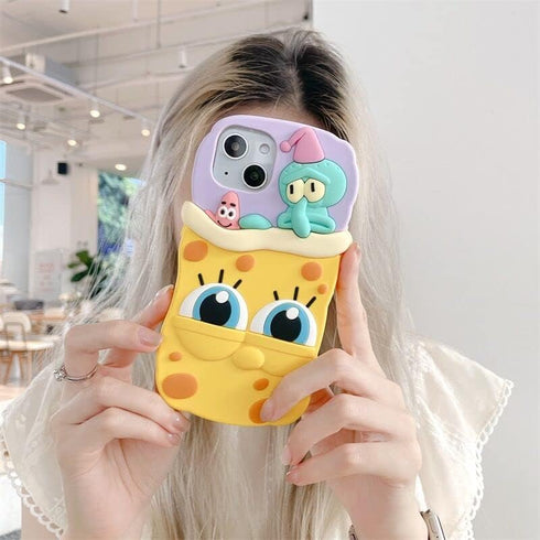 Ultra Thick Soft Silicone 3D Cartoon Phone Case for Apple iPhone 12 Pro Max Animation Anime Character Fish Ocean Sea Cute Lovely Fun Cool Kids Gir...