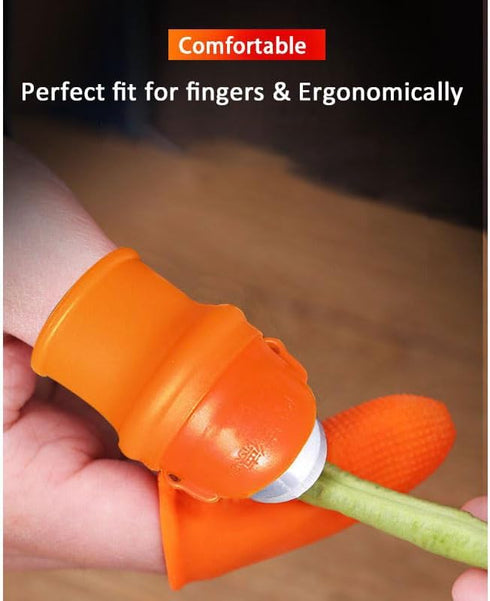 12 Pcs Gardening Silicone Thumb Knife Tool Set for Harvesting, Plant Fruit Picking, Trimming, Thumb Cutter for Finger Protection...