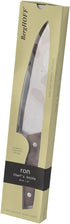 Berghoff RON Acapu Chef's Knife 8" Silver & Brown Crack-resistant Ergonomically Designed Wood Handle Sharp & Well Balanced...
