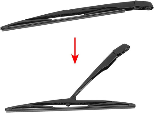 X AUTOHAUX Rear Windshield Wiper Blade Arm Set 355mm 14 Inch for BMW X3 E83 2003 2004 2005 2006 2007 2008 2009 2010 61 62 3 400 708...