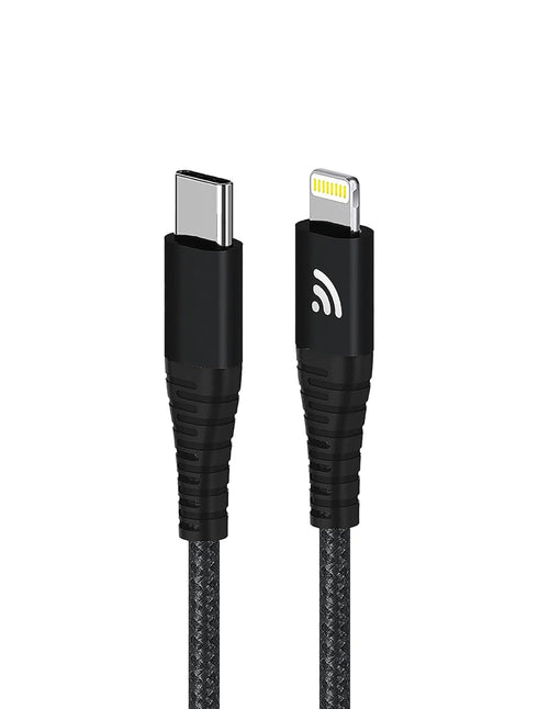Premium USB C to Lightning Cable, 2M (6.5 FT) USB iPhone Charger Cable for Data Transfer, Compatible with The Latest Models of iPhone and iPad, Du...
