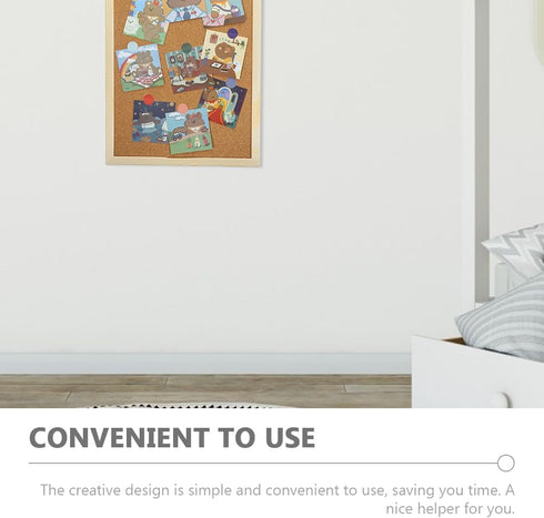 STOBOK 1 Set Decor Cork Board Office Bulletin Board Wall Notice Board Corkboards for Wall Office Notice Board Message Board Billboard Photo Wall H...