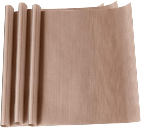 3 Pack 12 x 16" PTFE Teflon Sheet for Heat Press Transfer Non Stick Paper Reusable Heat Resistant Craft Mat,Protects Iron,for Heat Press Machines...