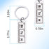 Periodic Table Name Keychain Gifts for Women Laboratory Love Keychain Gifts for men bitch be nice keychain for women...