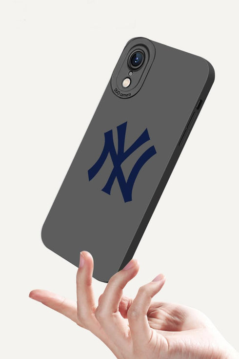 for New York Baseball Fans Case Cover Compatible with iPhone XR, Personalized Gift for Dad Husband Mom Mothers Father's Day Thanksgiving Day Chiri...