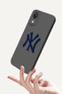 for New York Baseball Fans Case Cover Compatible with iPhone XR, Personalized Gift for Dad Husband Mom Mothers Father's Day Thanksgiving Day Chiri...