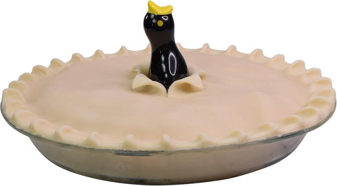 R&M International Black and White Pie Bird Vents, Set of 2...