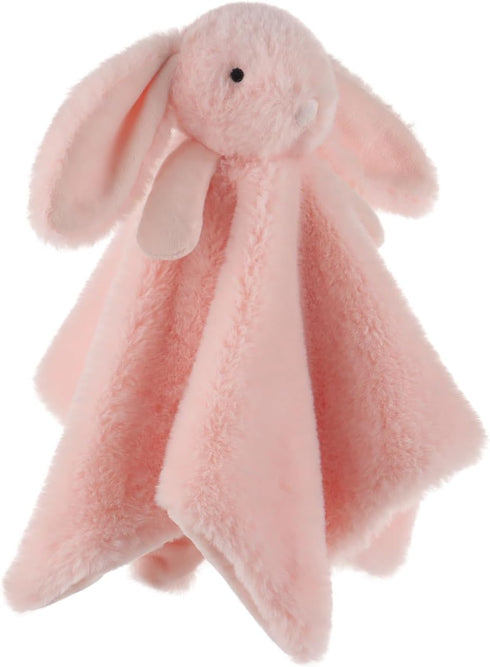 Apricot Lamb Stuffed Animals Blush Bunny Rabbit Security Blanket Infant Nursery Character Blanket Luxury Snuggler Plush Baby Lovey(Blush Bunny)...
