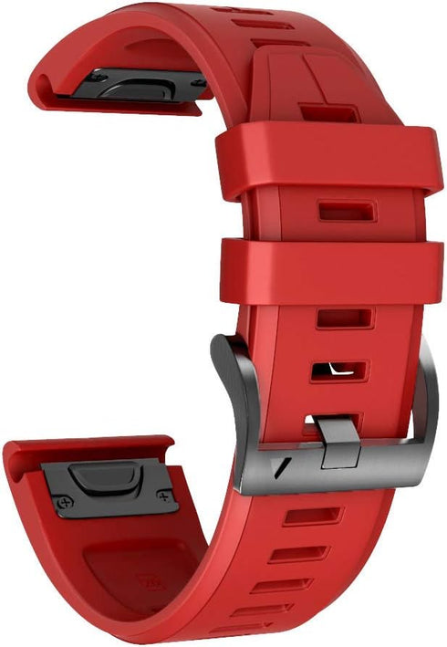 ANCOOL for Garmin Fenix 5X/7X/6X Watch Band Quickfit 26mm Watch Bands Compatible with Fenix 6X Pro/5X Plus/7X Pro/8 51mm(Black,Red,Olive Green,Sla...