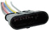 ESUPPORT 5 Pin Way Car Auto Waterproof Electrical Connector Plug Socket Kit with Wire AWG Gauge Marine Pack of 5...