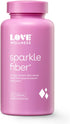 Love Wellness Sparkle Fiber Supplement for Digestive Health | Psyllium Husk Powder | Supports Regularity & Weight Management | Beauty Pills for Bl...