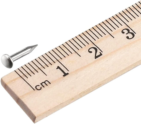uxcell Small Tiny Hardware Nails Carbon Steel 1.7X9mm(DxL) for DIY Decorative Wooden Boxes Accessories Silver Tone 500pcs...