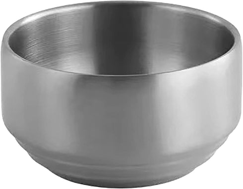 YIKANGHENG Thickened 304 Stainless Steel Bowl, 300Ml Food Grade Bowl for Soup, Rice, Salad, Cereal, Breakfast, Dinner, Serving and Oatmeal at Home...