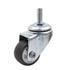 Luomorgo 8 Pcs 1" Caster Wheels Swivel Stem Casters for Small Tiny Shopping Cart Trolley Wheel, No Noise TPE M6 x 15mm Threaded Stem Caster, 141lb...