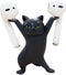 Cute Stuff Home Decor Fun Kitty Decoration for Desk Shelf Magnetic Dance Cat Airpod Holder Headphone Earbuds Holder for Apple AirPods 1& 2 3 Pro, ...