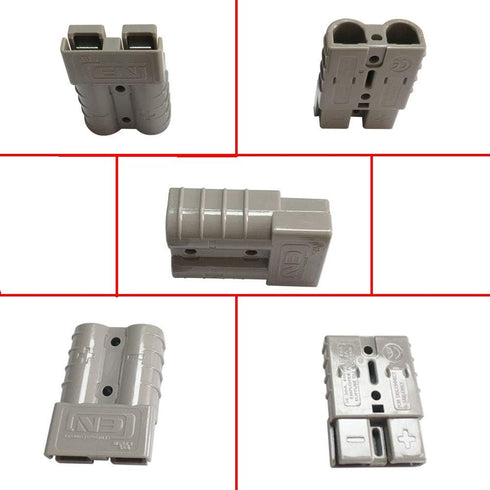 50 Amp Grey Connector Battery Charger Battery Power connectors 50Amp Gray (10/12AWG)...