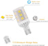 Cheopha 921 T5 T10 Wedge Base LED Light Bulb 12VAC/DC 3W Cool White 6000K 360-Degree for Outdoor Landscape Path Step Deck Light RV Camper Trailer ...