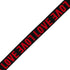 Ribbon 4-yards 1-1/2" (39mm) Love Elastic Stretch Ribbon Trim for Stretch Elastic Band, Headband, Hand Band and Waist Belt , TR-11609 (Red/Black)...