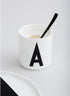 Design Letters Coffee Mug Initial A-Z | Monogram Christmas Coffee Mug for Men, Women | 11 oz Porcelain Mugs | Thanksgiving cup, Christmas gifts fo...