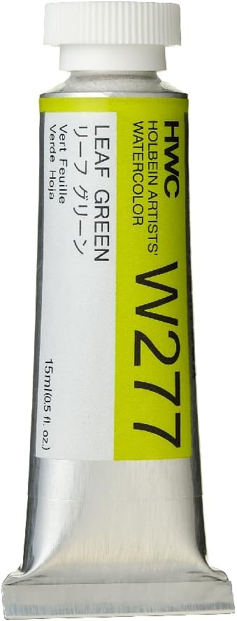 Holbein Artist's Watercolor 15ml Tube (Leaf Green) W277...
