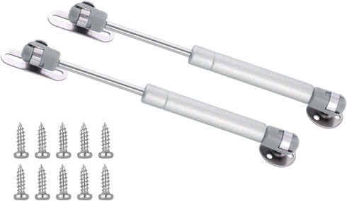 80N/18 lb 10 inch Long Gas Support Cabinet Hinge Safety Lift Support, Gas Shock, Soft Open and Lower Cover Support and BufferTelescopic Cabinet Do...