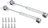 80N/18 lb 10 inch Long Gas Support Cabinet Hinge Safety Lift Support, Gas Shock, Soft Open and Lower Cover Support and BufferTelescopic Cabinet Do...