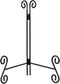 12 Inch Plate Stands for Display, 1Pack Black Iron Adjustable Easel Stand for Photo Picture Frame Plate Album and Home Decoration...