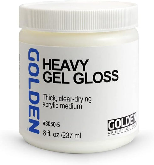 Golden Artist Colors - Heavy Gel Gloss - 8 oz Jar...