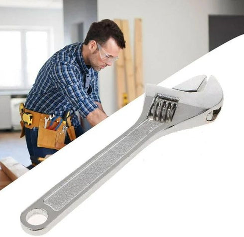 Silver Open End Wrench, Steel 2.5inch Monkey Wrench, Adjustable Spanner/Wrench for Repairing, Professional Mini Small Hand Tools Hand Spanner Tool...