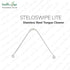 HealthAndYoga™ SteloSwipe Lite Stainless Steel Tongue Cleaners - Disposable Metal Tongue Scrapers Bulk Pack (Pack of 12) - Oral Hygiene Scraper- P...